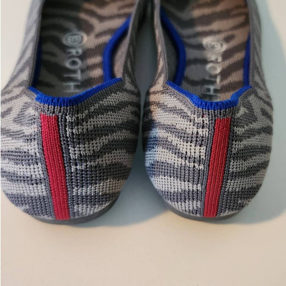 Rothy's Zebra Points Gray Size 8 - image 3